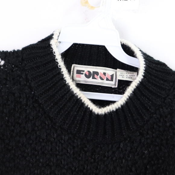 90s Mens Large Fresh Prince Crewneck Sweater Black - Picture 2 of 7